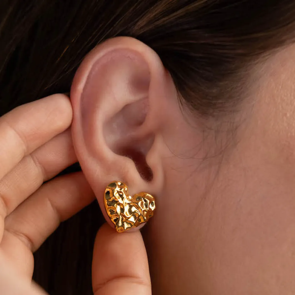 Aretes Corazón de Luna