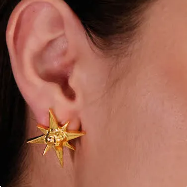 Aretes Cara Estrella