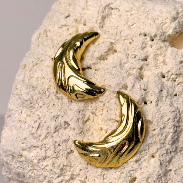 Aretes Luna Cebra