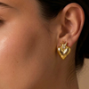 Aretes Corazón Corona