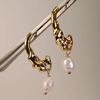 Aretes Perla Flechas