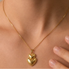 Collar Corazón Doble