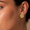 Aretes Medalla Corazón