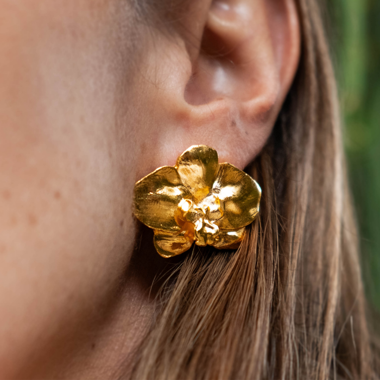 Aretes Orquídea Phalaenopsis