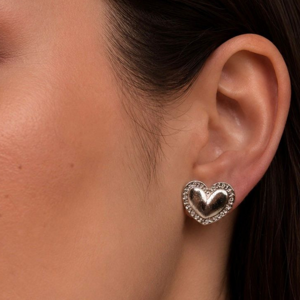 Aretes Corazón Love