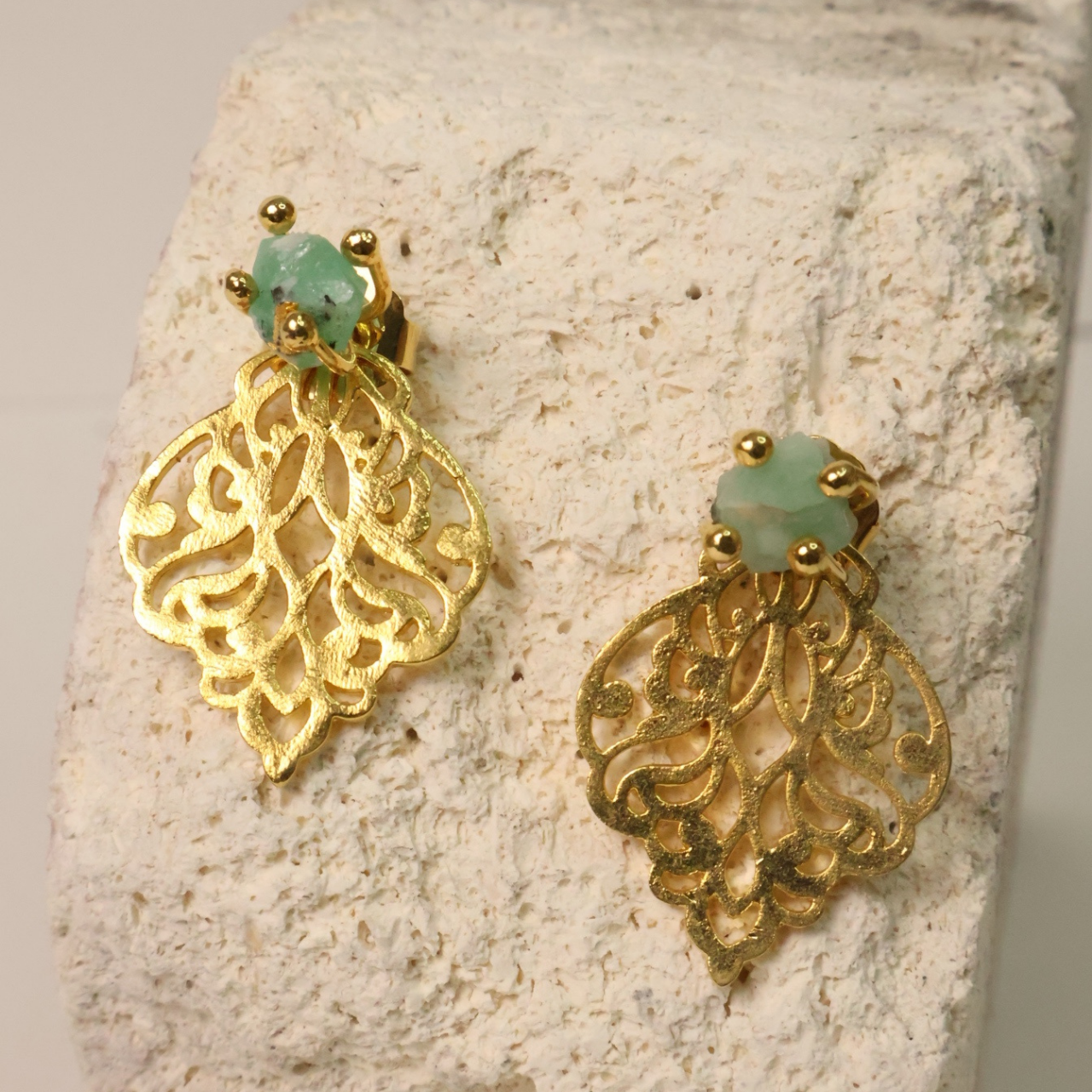 ARETES JARDÍN ESMERALDA