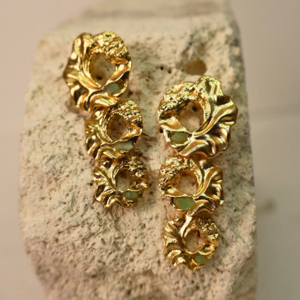 ARETES LARGOS SOL DE AGUA