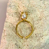 ANILLO SOLITARIO PERLA ESENCIAL