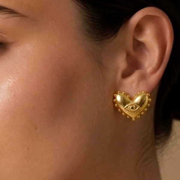 Aretes Corazón Místico