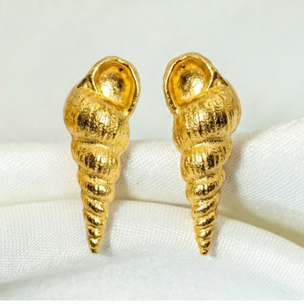 Aretes Caracola Larga