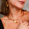 CHOKER ESMERALDA ENLAZADA