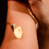 PULSERA NATURALEZA EN BRUTO ESMERALDA