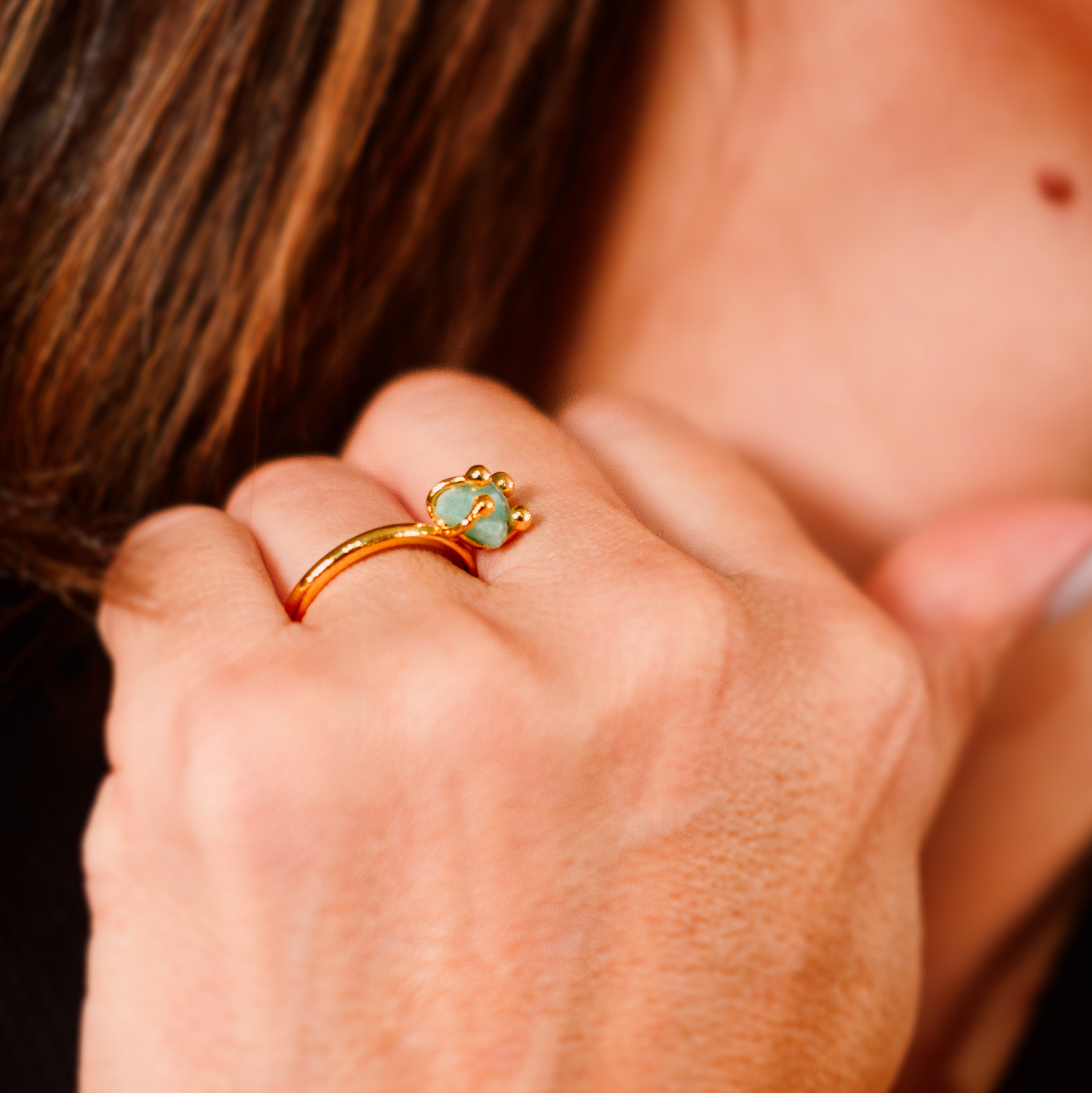 Anillo Solitario Esmeralda Esencial