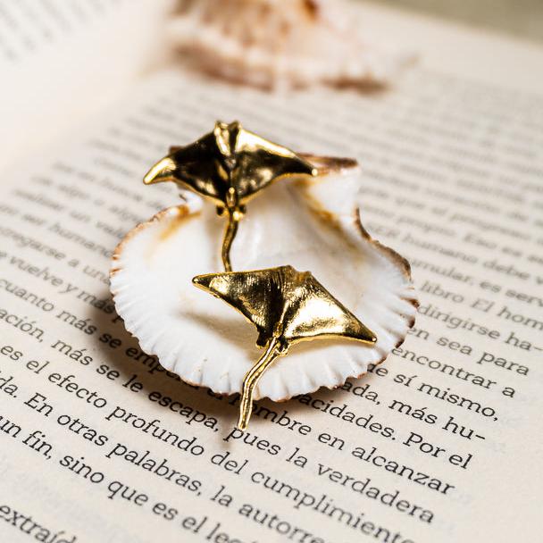 Aretes Mantarraya