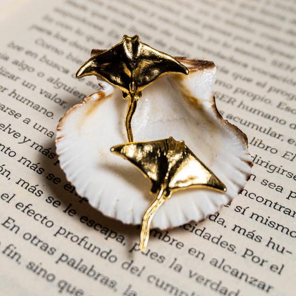 Aretes Mantarraya