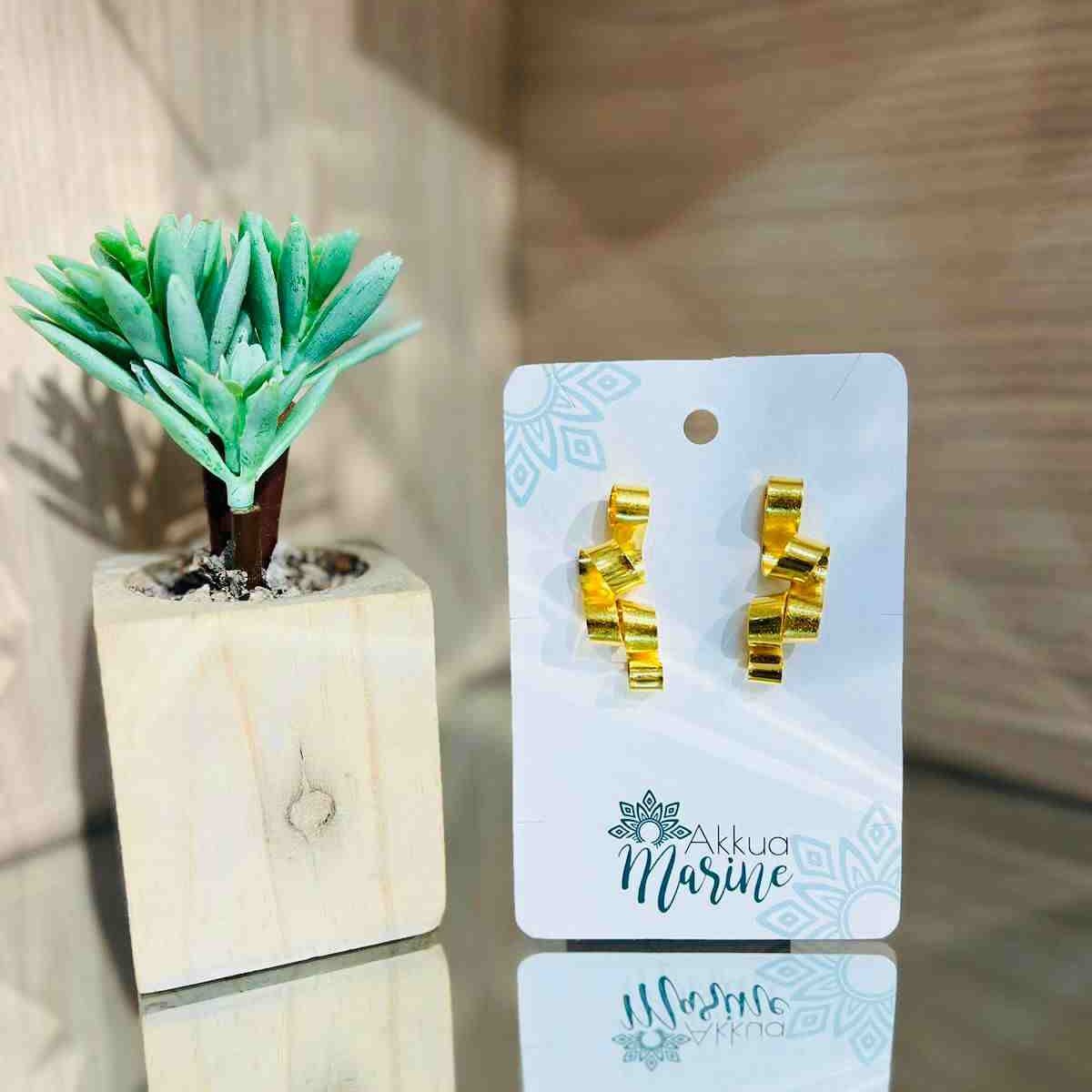 Aretes Despeinada gruesa