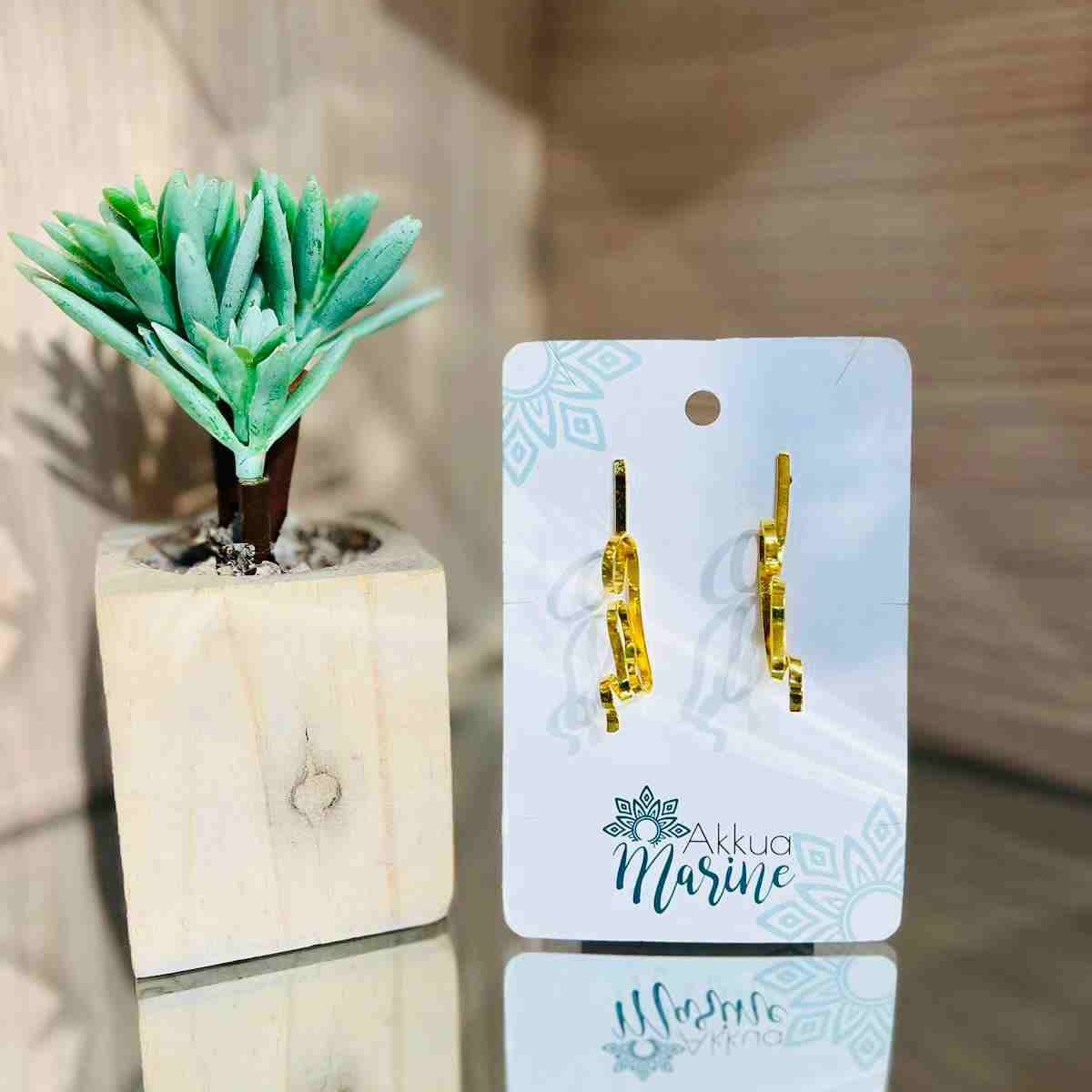 Aretes Despeinada pequeña