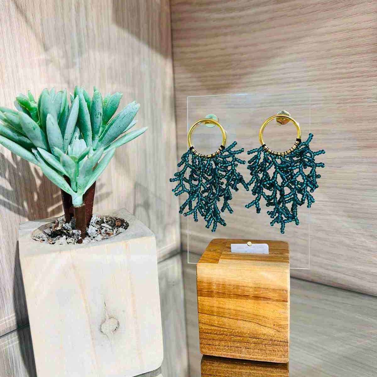 Aretes Guacamaya espejo