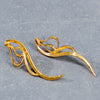 Aretes Nudo Pluma