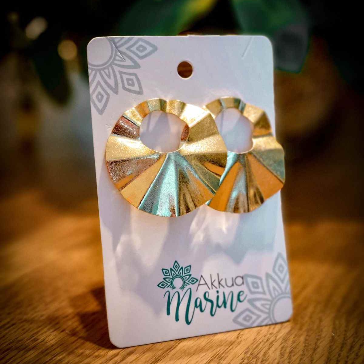 Aretes Semi abanico